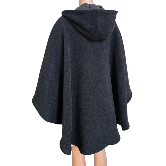 Rare Vintage Woolrich Wool Blend Hooded Poncho - Picture 6 of 9